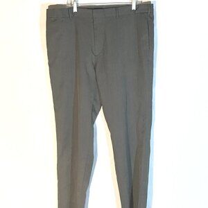 Perry Ellis Mens Dress Pants Black Trousers Slacks Formal Mens Size 40